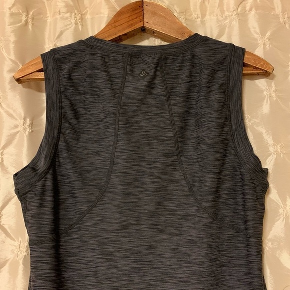 Prana Bodycon Midi Vertex Dress Heathered Grey Exercise - Picture 5 of 14